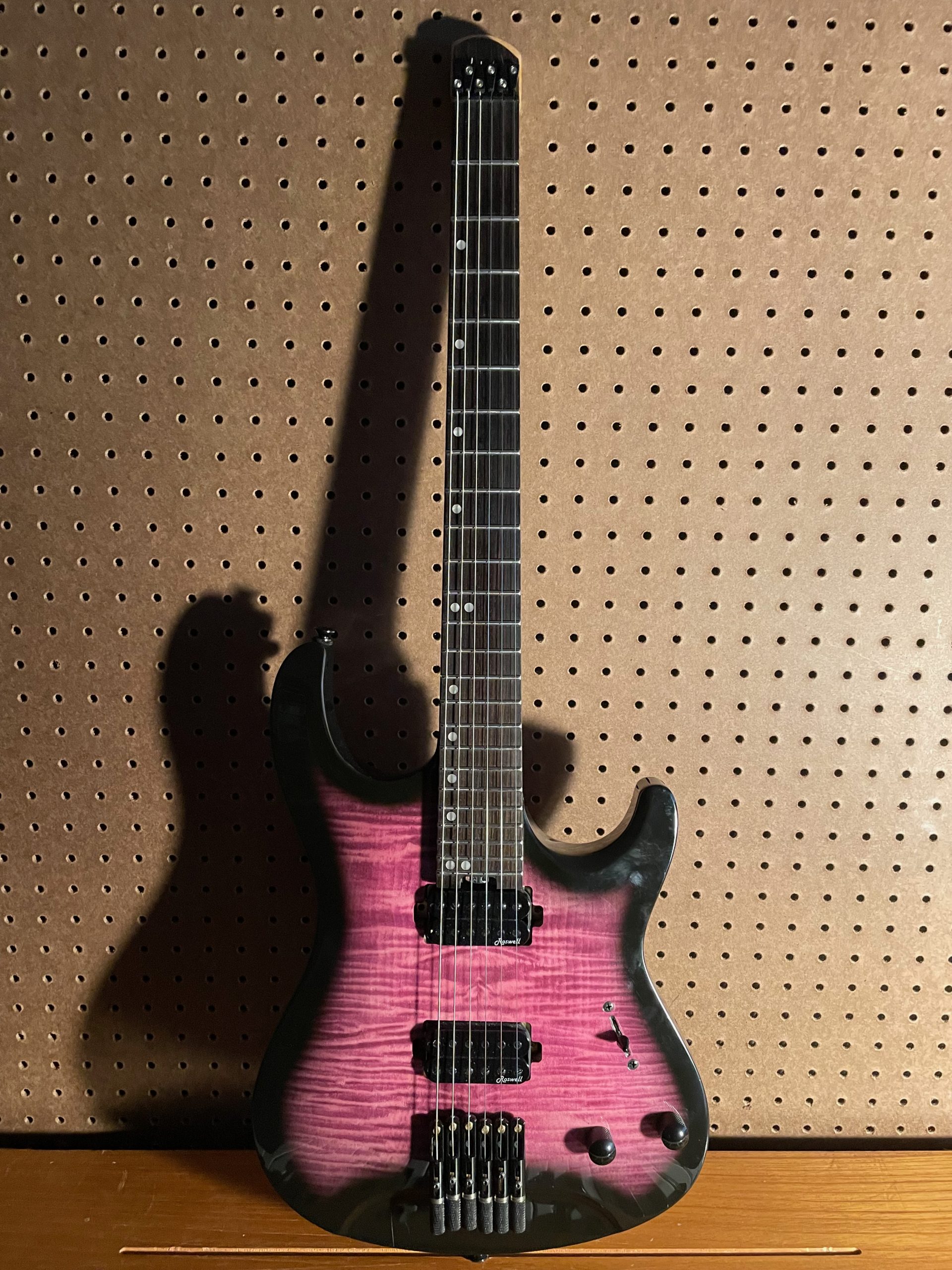 Harley Benton DullahanAT 24 PBB Headless Electric Guitar Flame