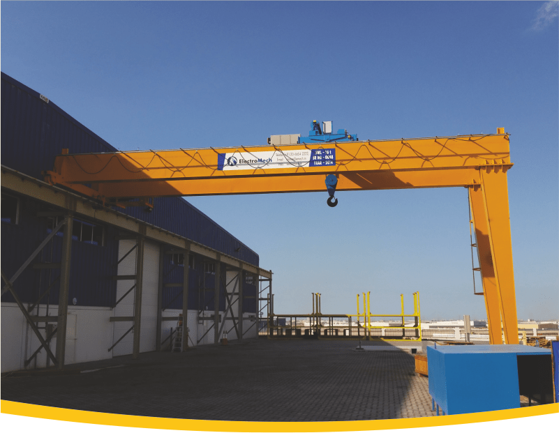 Semi Gantry Crane Manufacturers ElectroMech Saudi Arabia