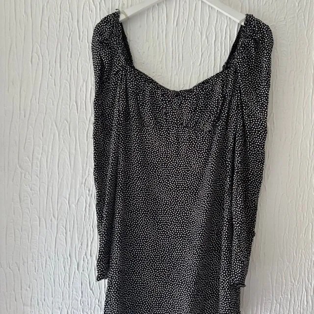 Black and white spotty dress EcoAble