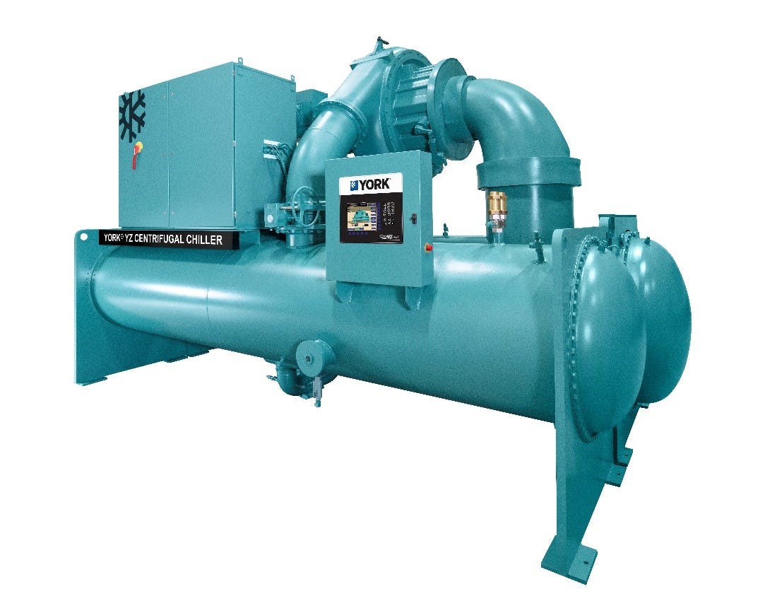 YORK® YZ Bearing Centrifugal Chiller expands capacity range