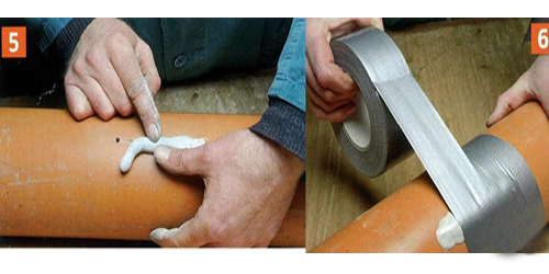 Способы устранения течи в трубе отопления без слива воды в месте резьбы