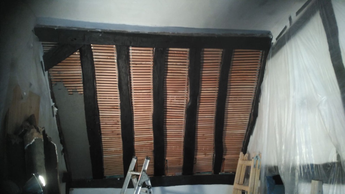 Listed Building Roof insulation with limecork EcoRenovation UK