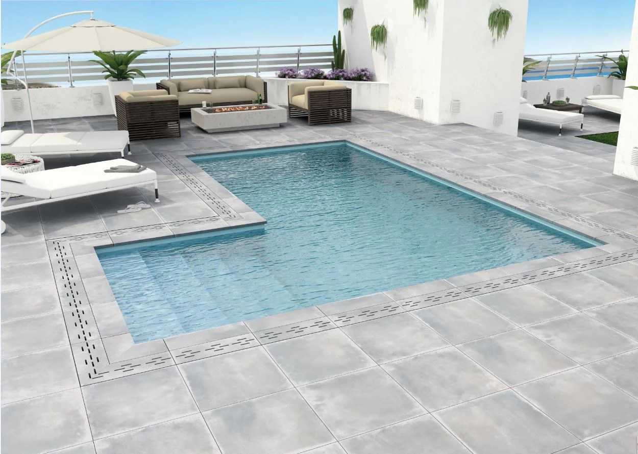 Synergy 18X18 or 24X24 Outdoor Porcelain Paver Eco Tile Imports