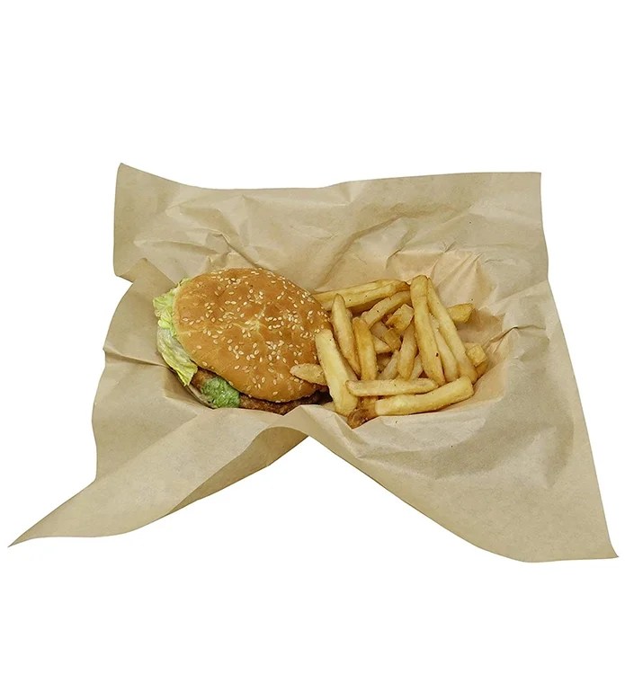 Grease Proof Food Wrapping Paper 12x12 Inches Eco Bags India