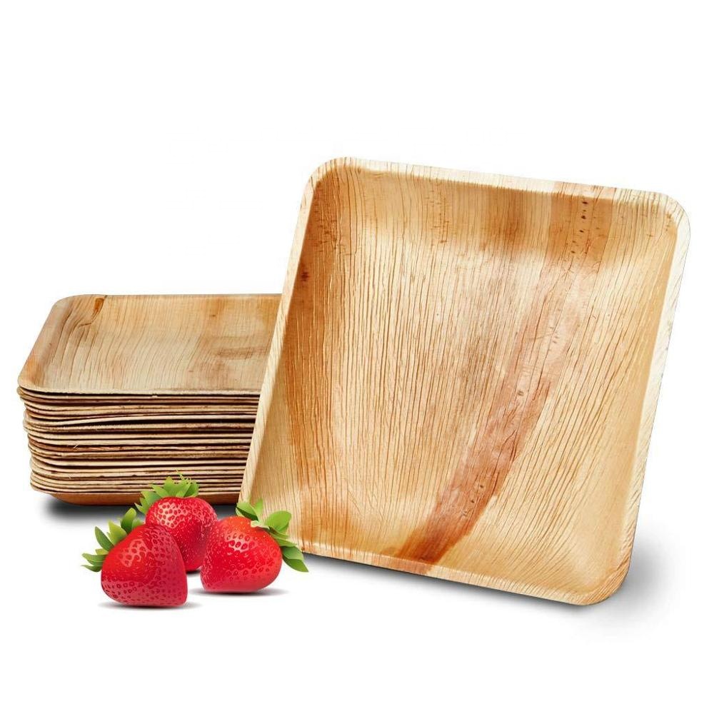 Areca Leaf Square Plate EcoBasket