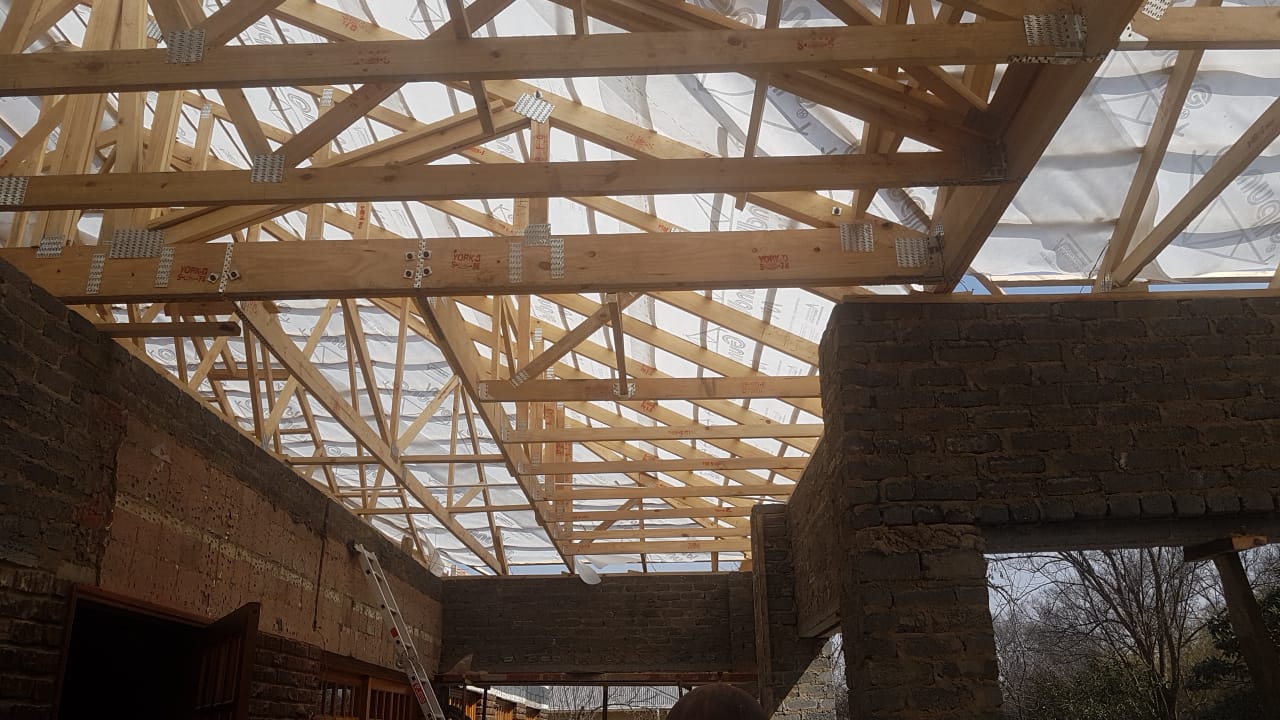 Complete ReRoofing Convert flat roof into pitched roof Germiston