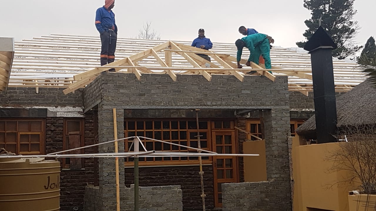 Complete ReRoofing Convert flat roof into pitched roof Germiston