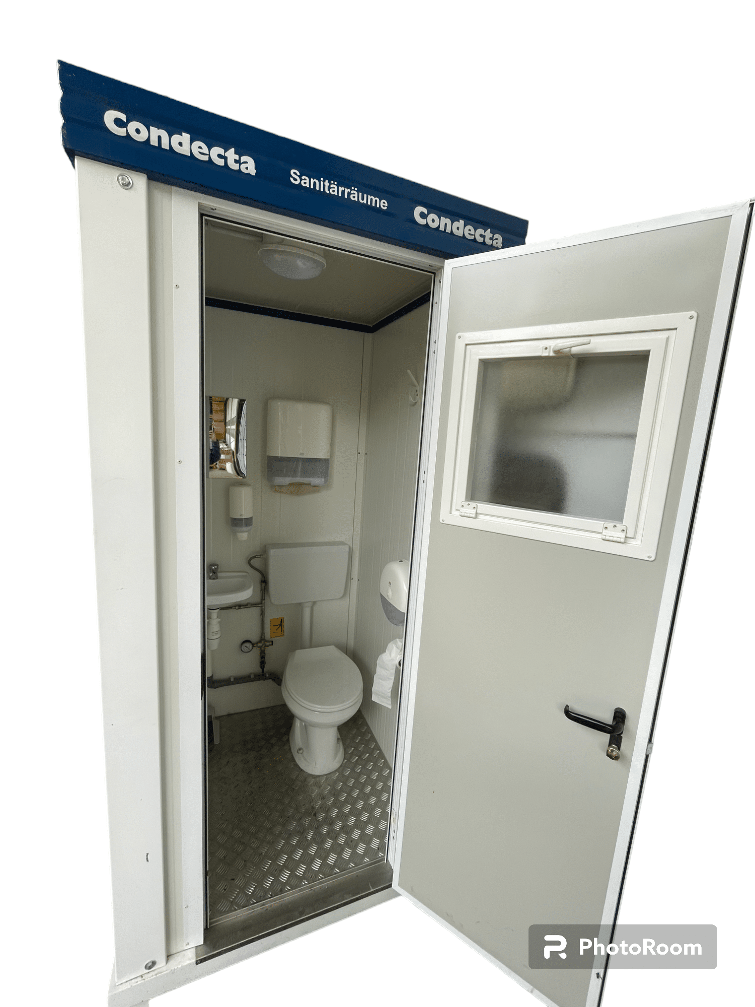 WC mobile de chantier, Toilette, Condecta occasion avec clé Ecocube