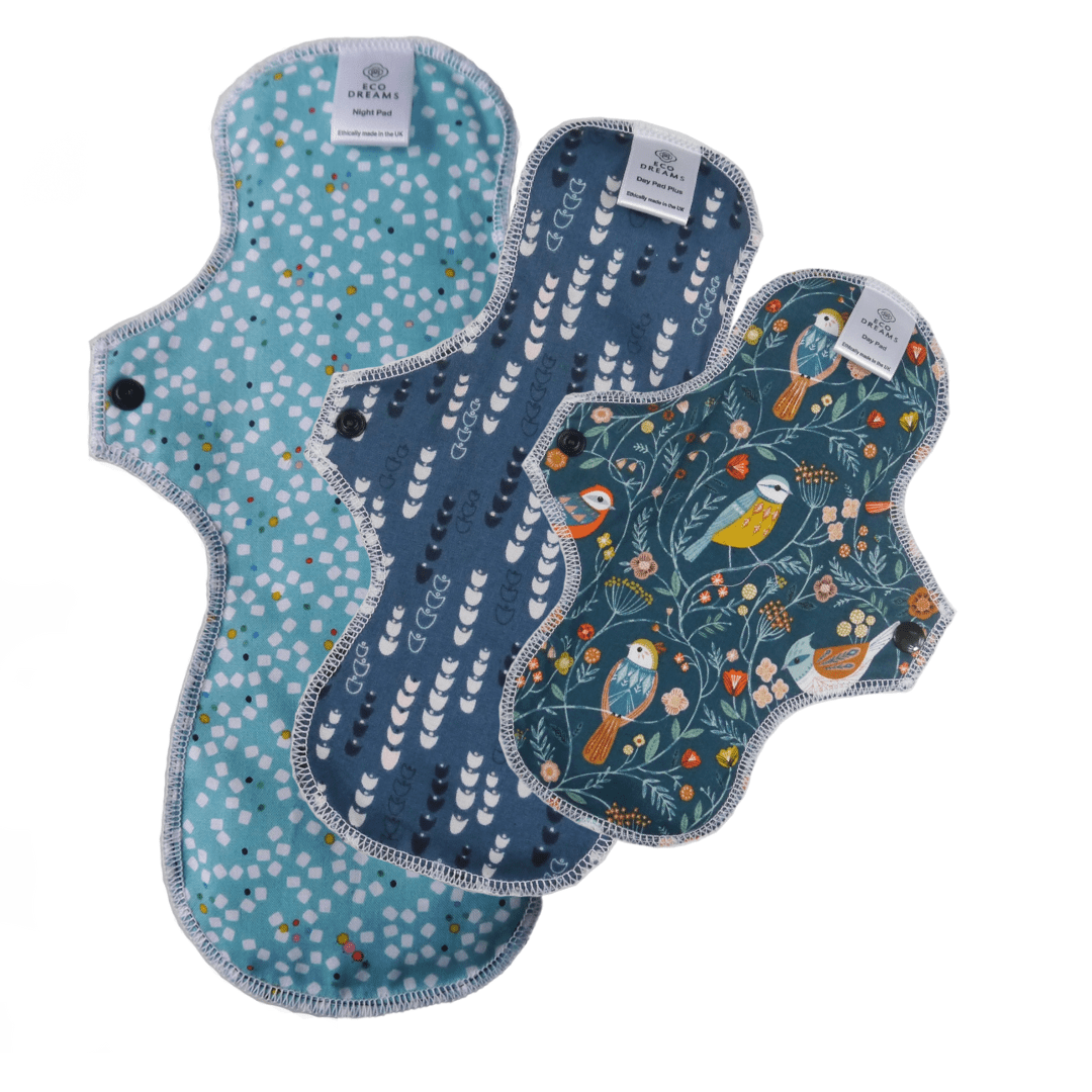 Cloth Sanitary Pads Starter Kit By Eco Dreams. Cloth Menstrual Pads