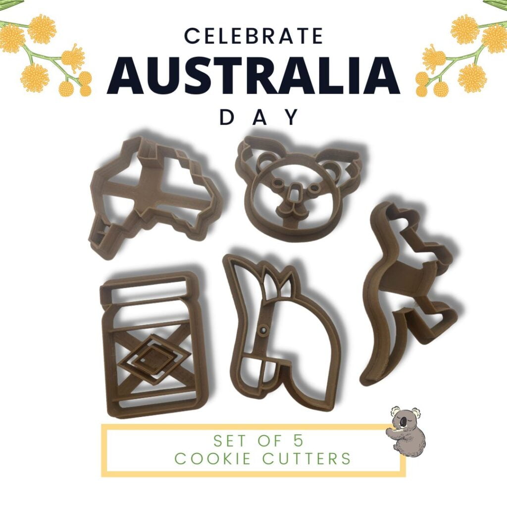 Australian Theme Cookie Cutter Set of 5 Eco Essentials