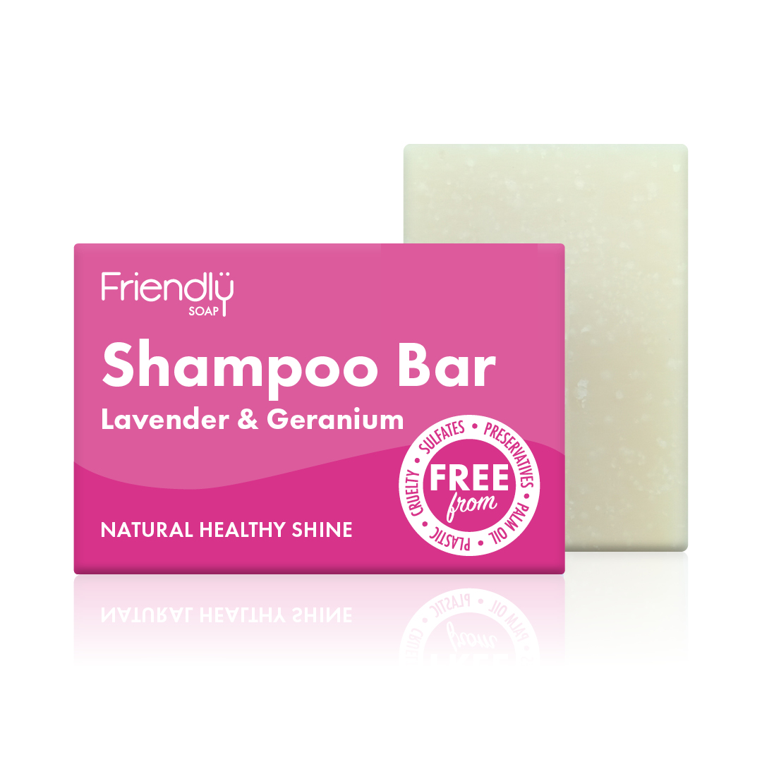 Friendly Shampoo Bar Lavender & Geranium Eco Freaks Emporium
