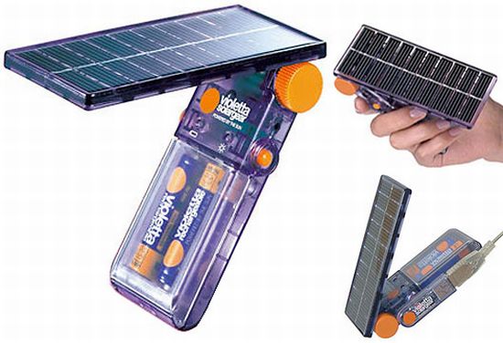 Violetta Solargear VS01 Pocket sized solar battery charger Ecofriend