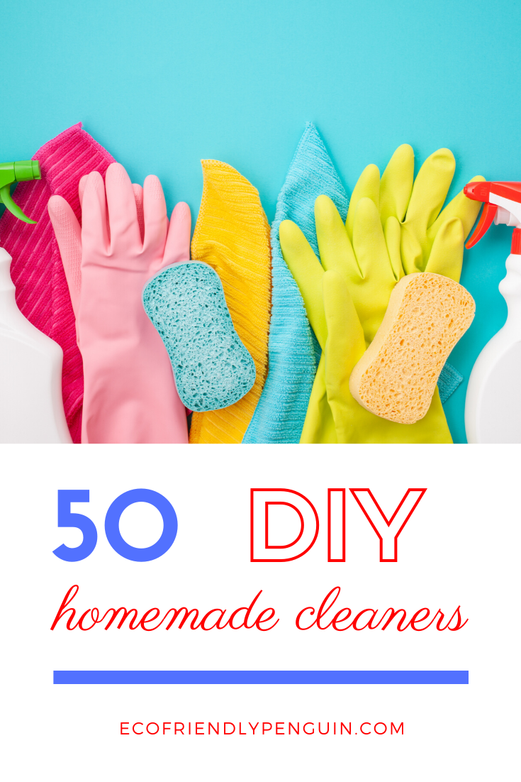 Huge List of DIY Cleaning Products and Homemade Cleaners