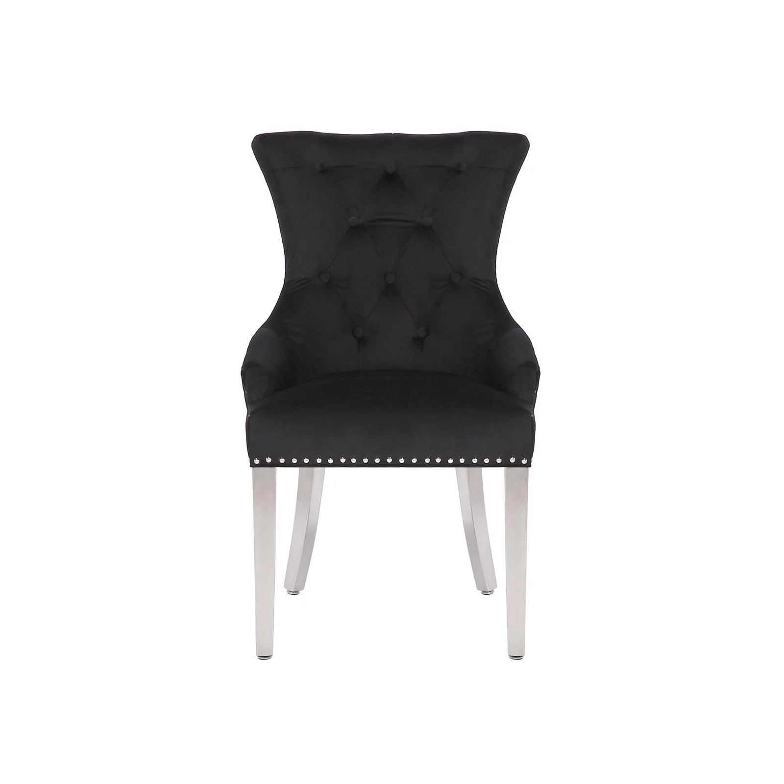 Black Velvet Dining Chair Eco Furniture
