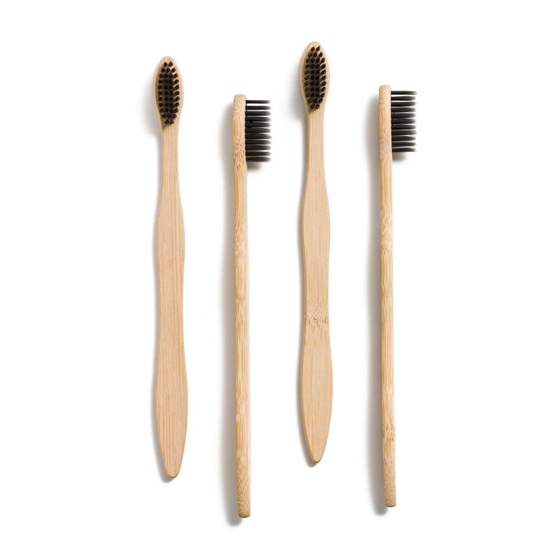 Bamboo Toothbrush with Charcoal Bristles Eco Girl Shop