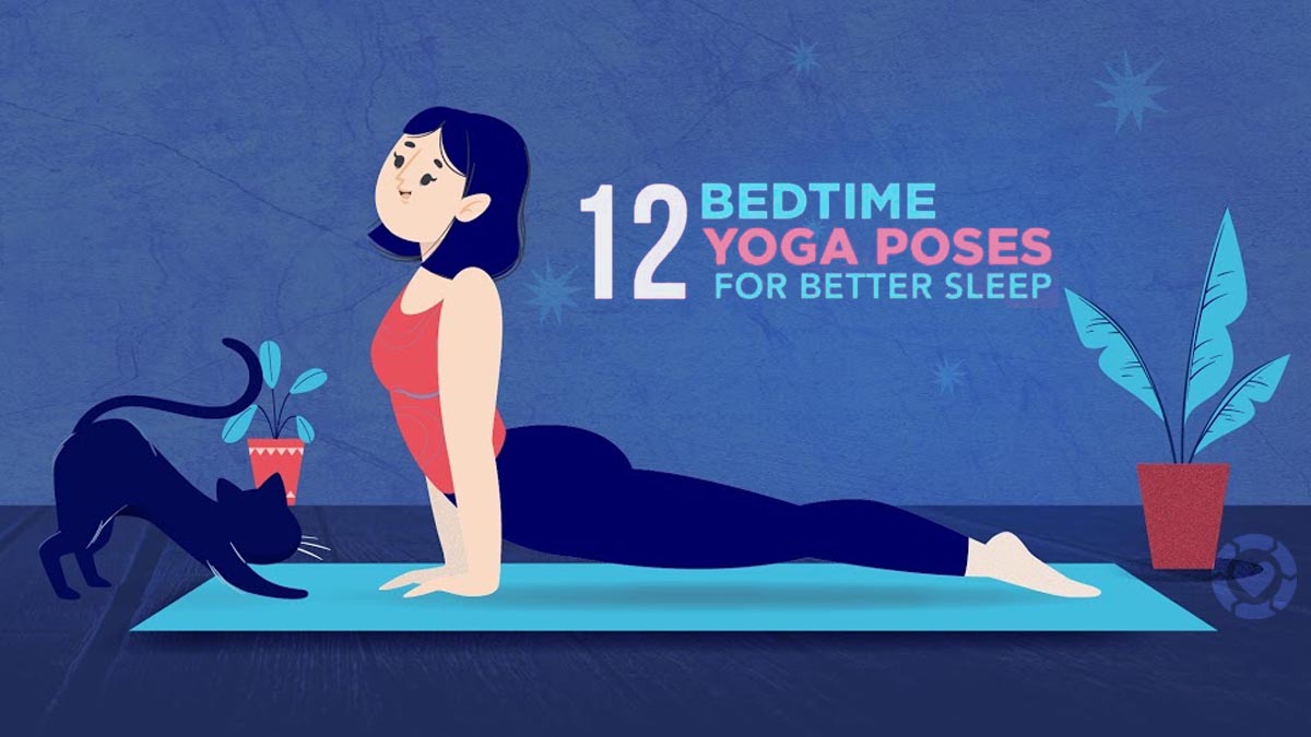 12 Bedtime Yoga poses for better Sleep [Visual] ecogreenlove