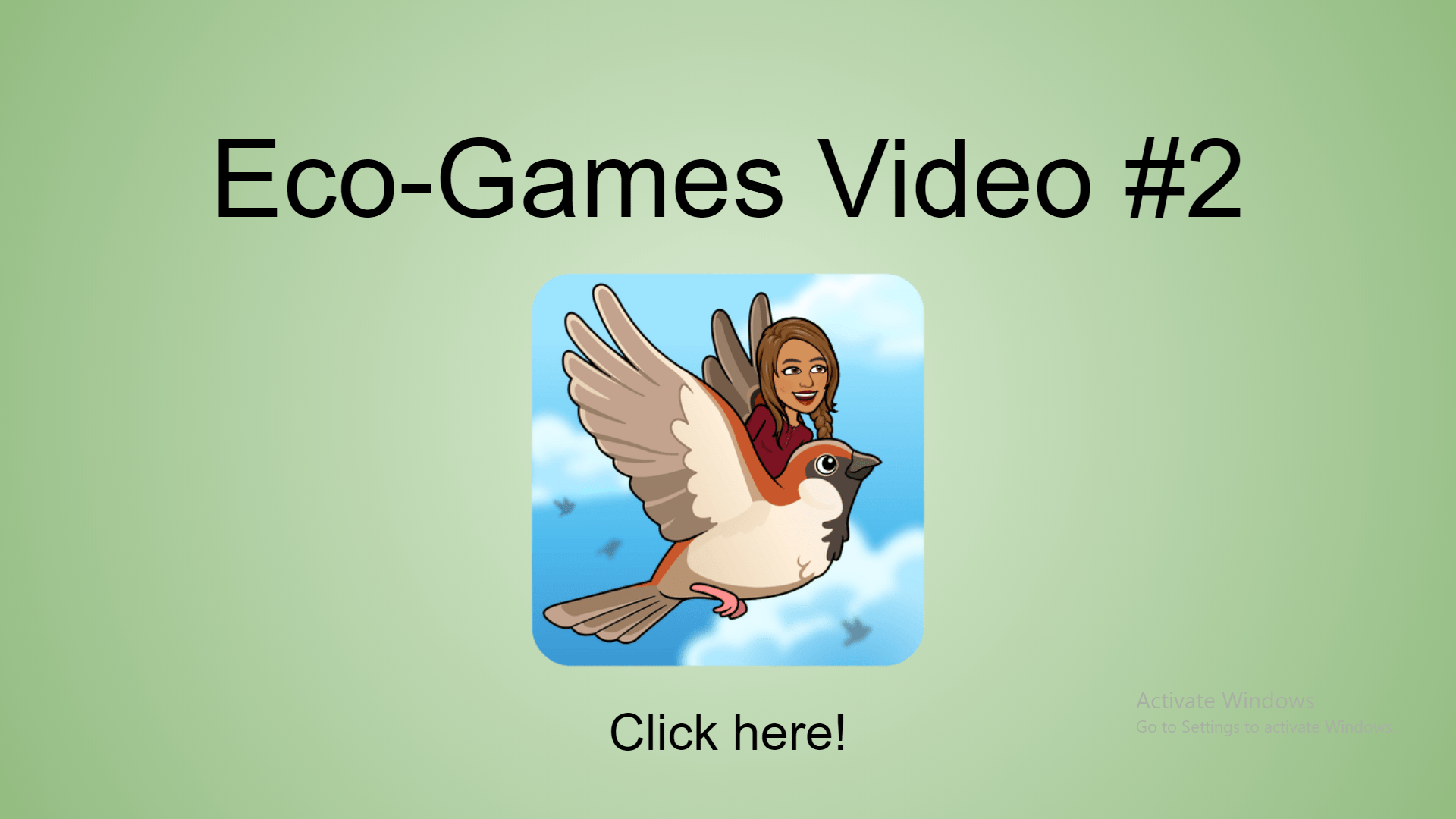 EcoGames and Virtual Choice Boards EcoGames spark inquiry for
