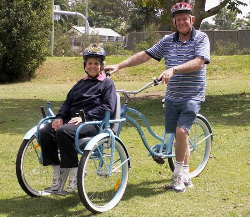 Bikechair, la bicicleta diseñada para pasear con personas con movilidad