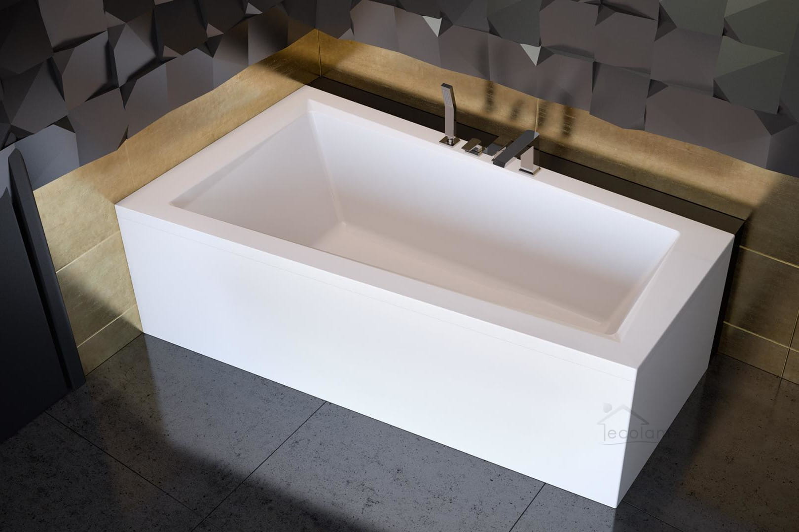 Badewanne Eckbadewanne Intima Duo 170 x 125 cm links optional