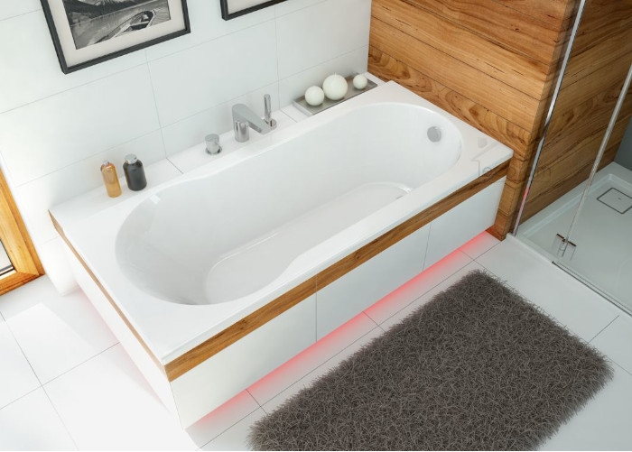 Badewanne Rechteck Doria 180x80 cm ECOLAM