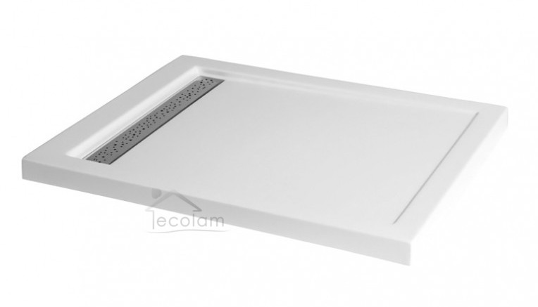 Duschwanne Rechteck 120 x 80 x 5,5 cm West ECOLAM