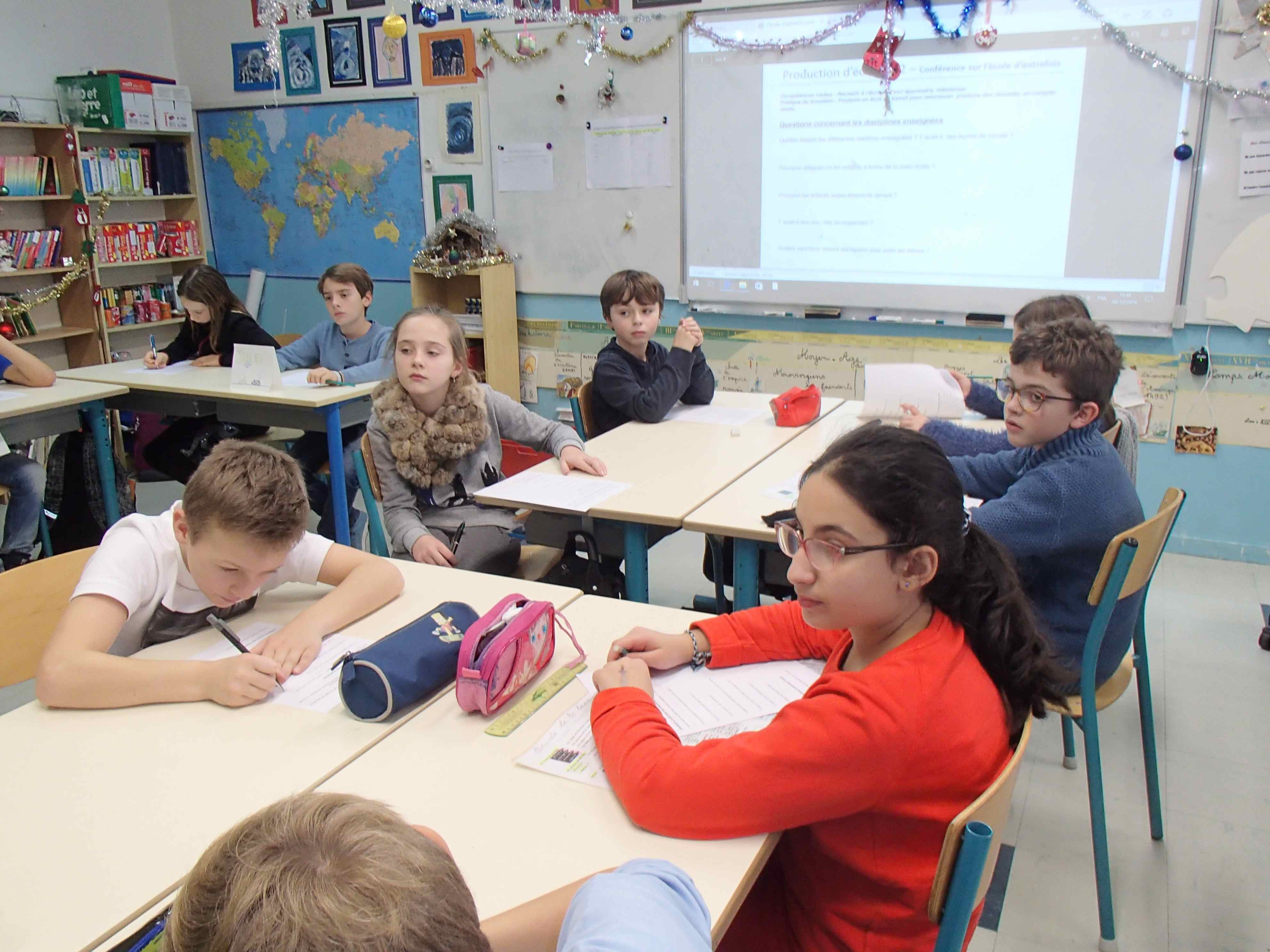 L’école d’autrefois mieux la connaître à travers un témoignage oral