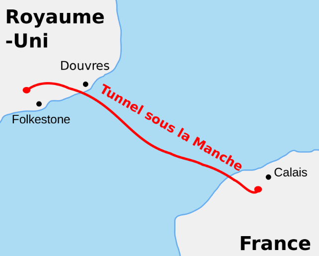 Trouver Les Meilleurs Endroits À Visiter Avec La Carte Tunnel Sous La Manche Le tunnel sous la Manche, 20 ans déjà École branchée