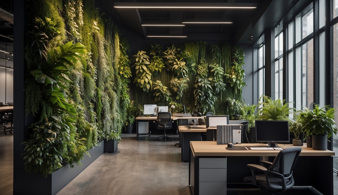 Maximizing Office Space with Vertical Gardens