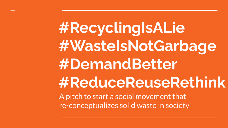 RECYCLINGISALIE Ecological Design Lab