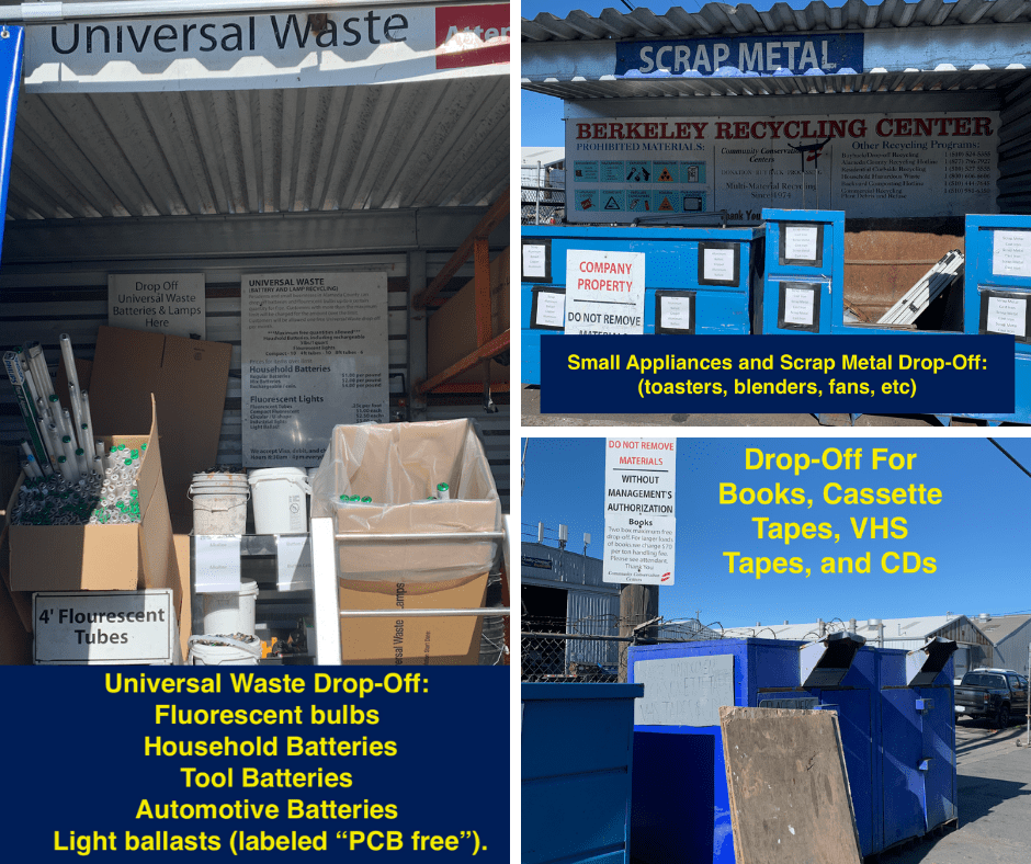 What Can I Drop off at the Berkeley Recycling Center? Ecology Center