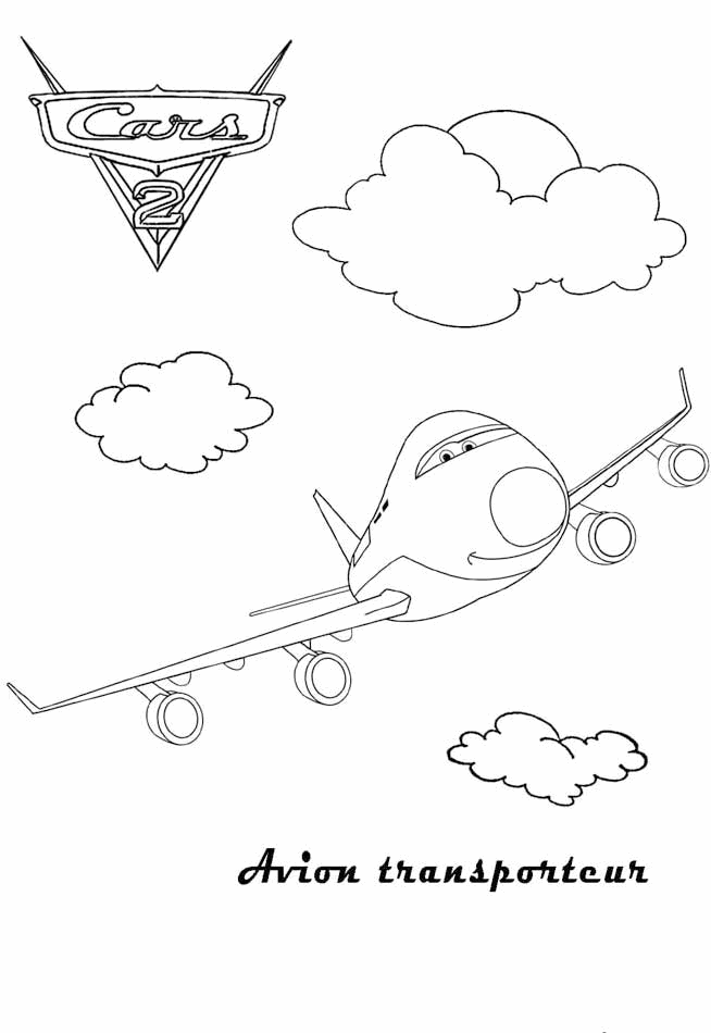 Flying Car Coloring Pages