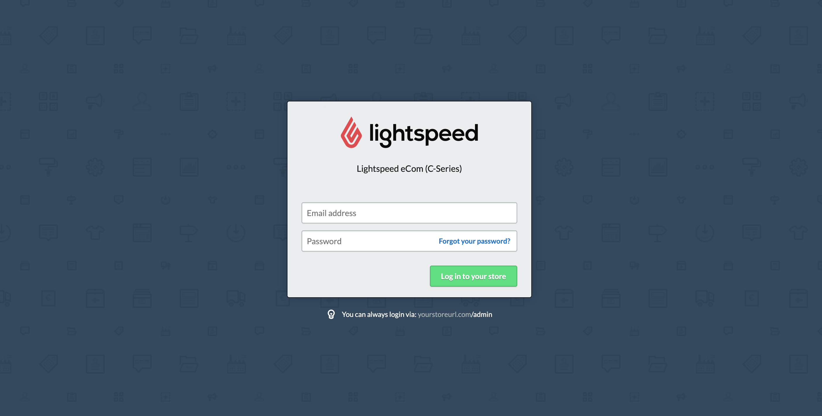 Multifactor authentication Lightspeed (CSeries)