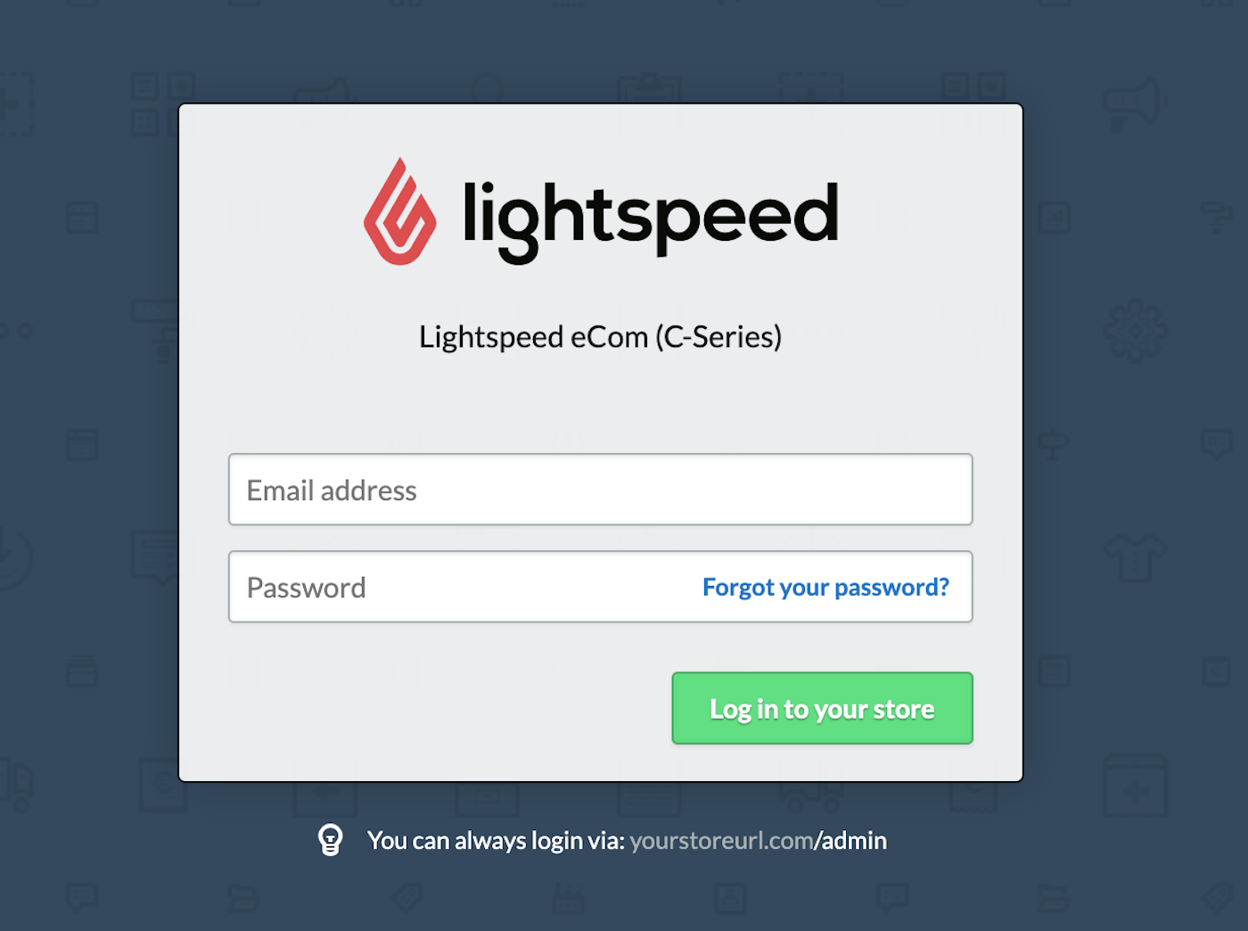 Multifactor authentication Lightspeed (CSeries)