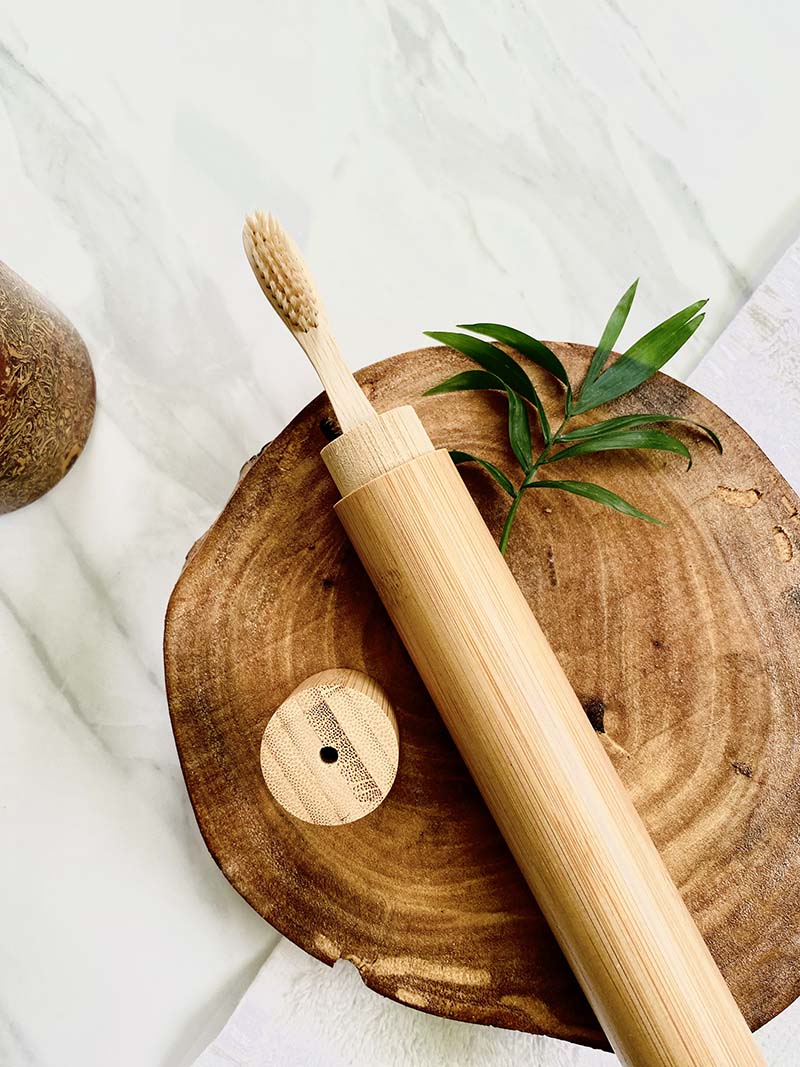 Bamboo (Toothbrush) Travel Case