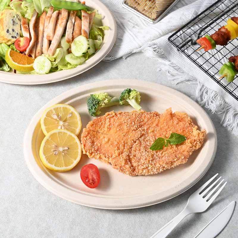 10'' Compostable Plates For Wedding Eco March