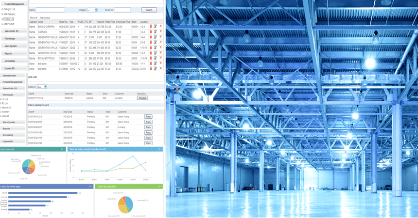Warehouse WMSOffice ManagementWebsite design in VancouverERP CRM VancouverSupply Chain