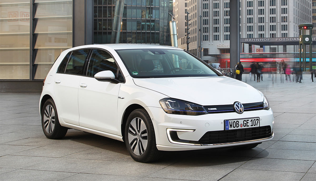 Kreisel ElektroautoGolf mit bis zu 430 km Reichweite