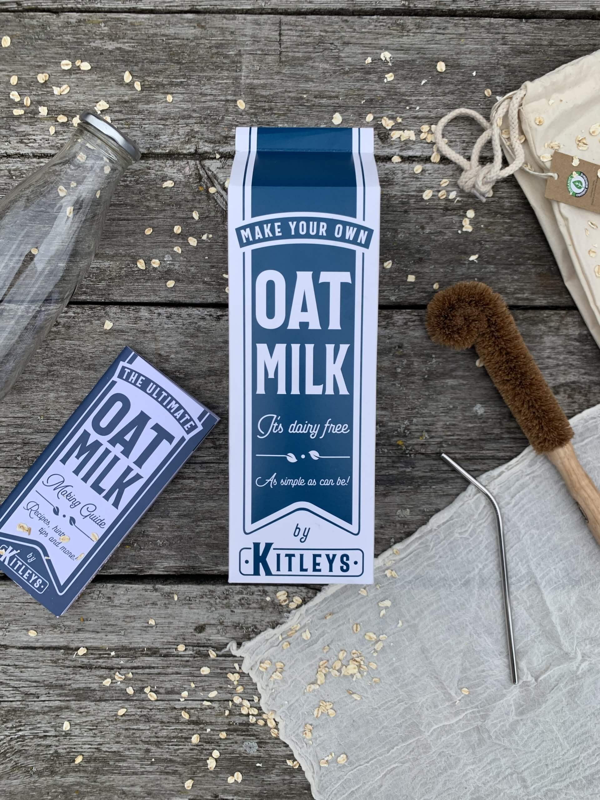 Make Your Own Oat Milk Kit Eco Friendly Vegan Gift •