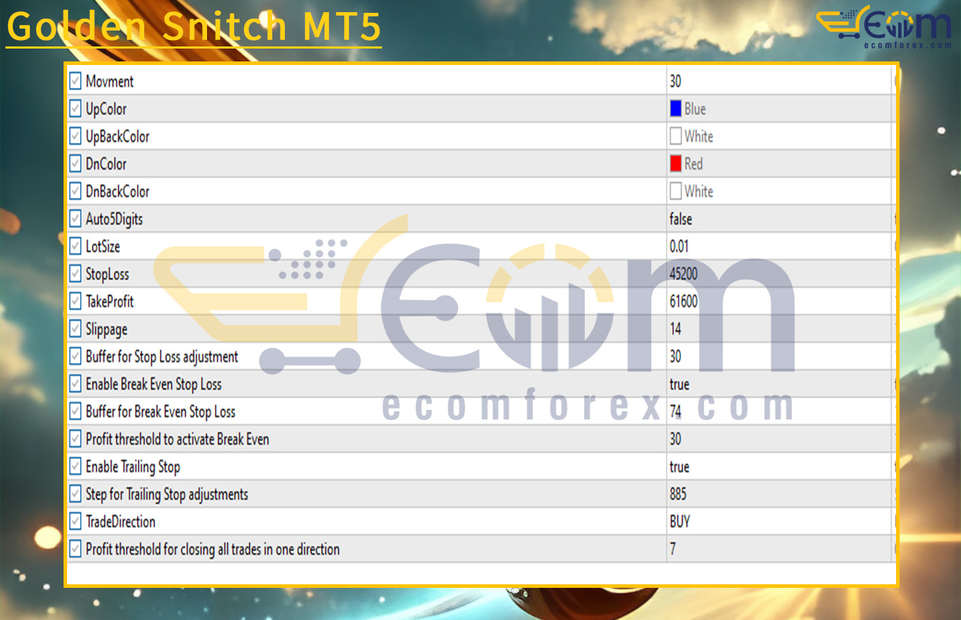 Golden Snitch MT5 Latest version Group Buy