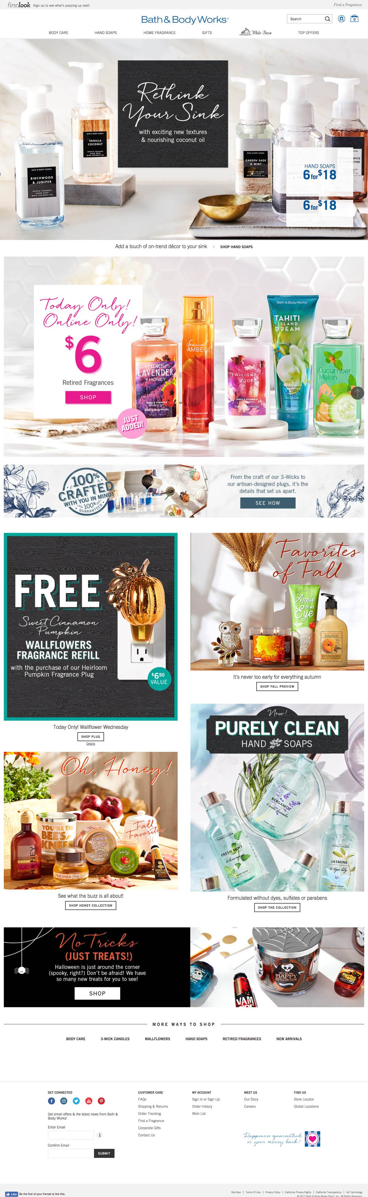 Bath & Body Works site Design Gallery & Tech Inspiration