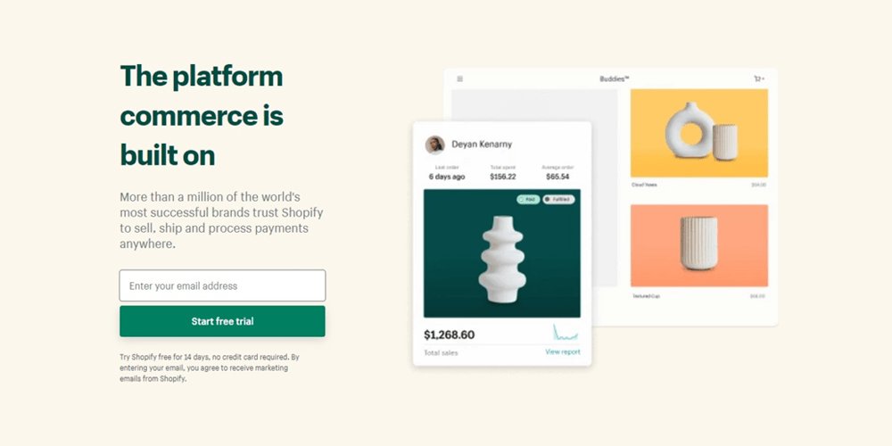 Shopify 90 Day Free Trial 2023 The Shopify Free Trial In 2022 - How Many Days Do You Get? - Ecommerce Platforms