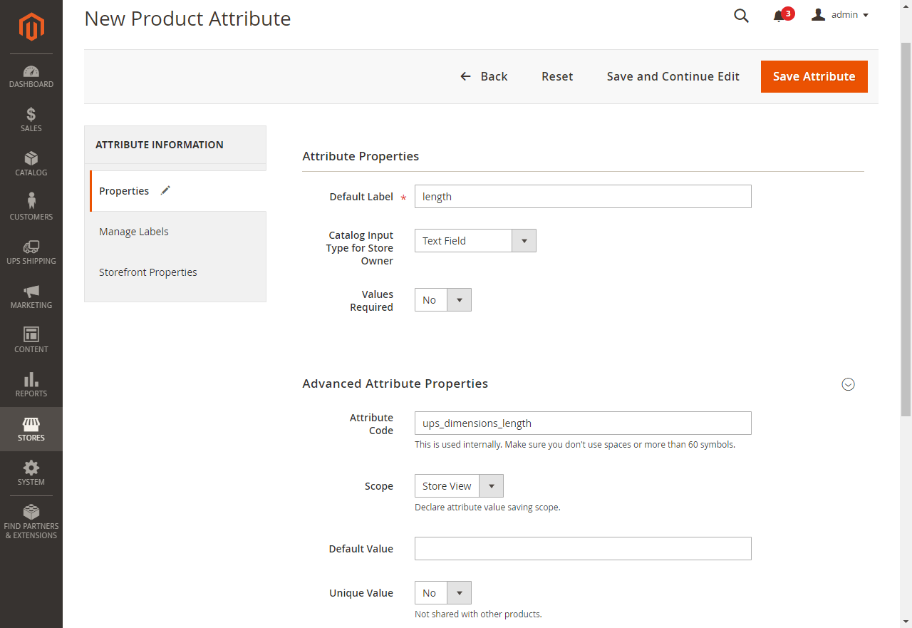 6. Setting Length Width Height for Product