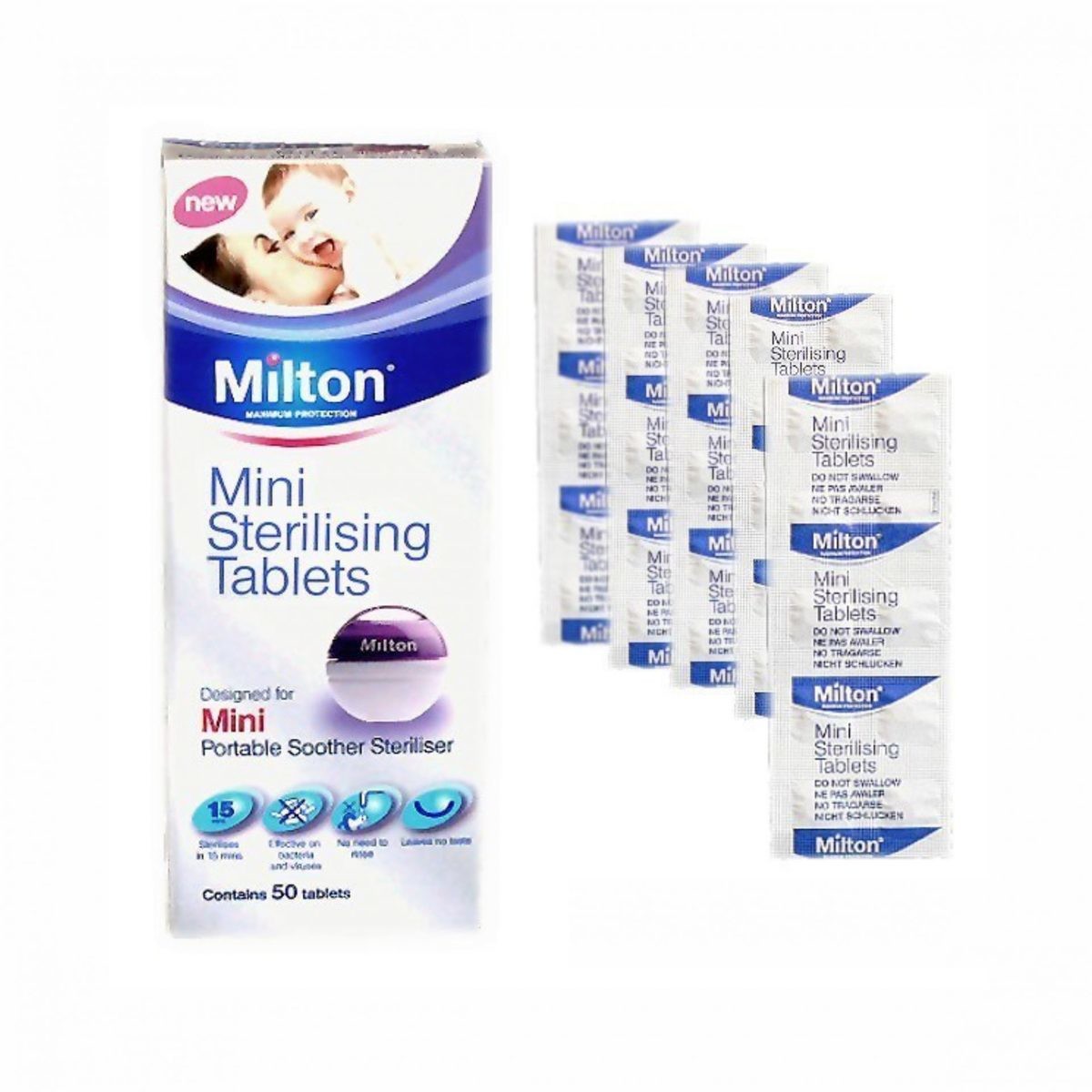 Milton Mini Sterilising Tablets 10
