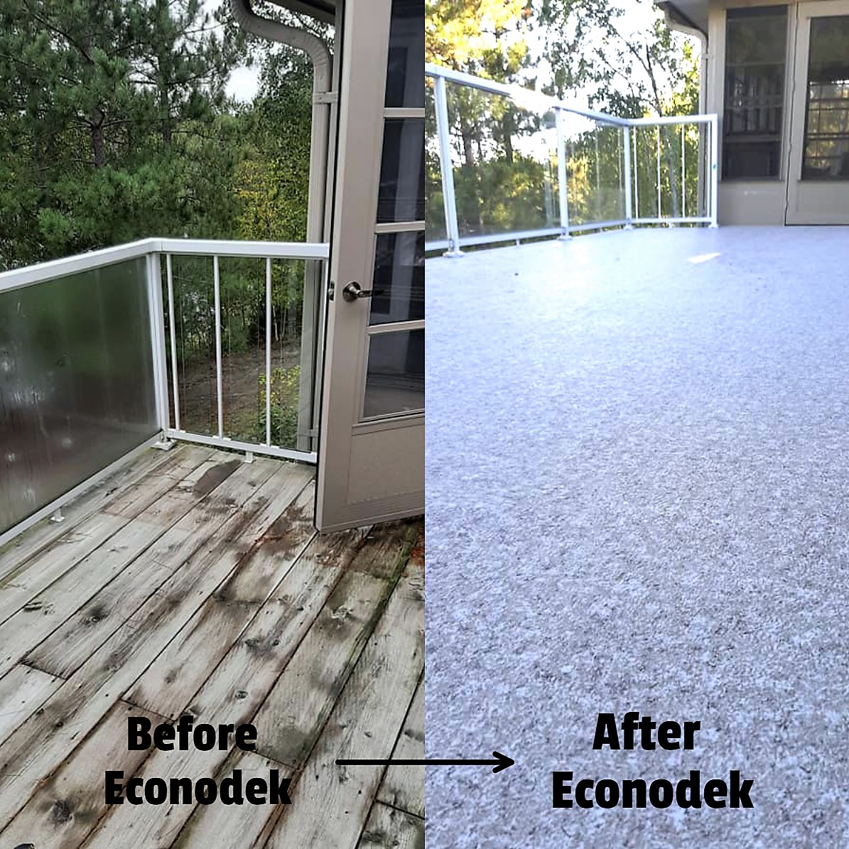 DIY Under Deck Ceiling Waterproof, Easy Install Econodek