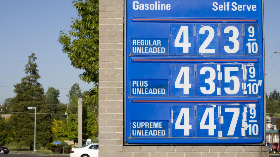 U.S. Gasoline Prices Hitting Record High At 4.60 A Gallon