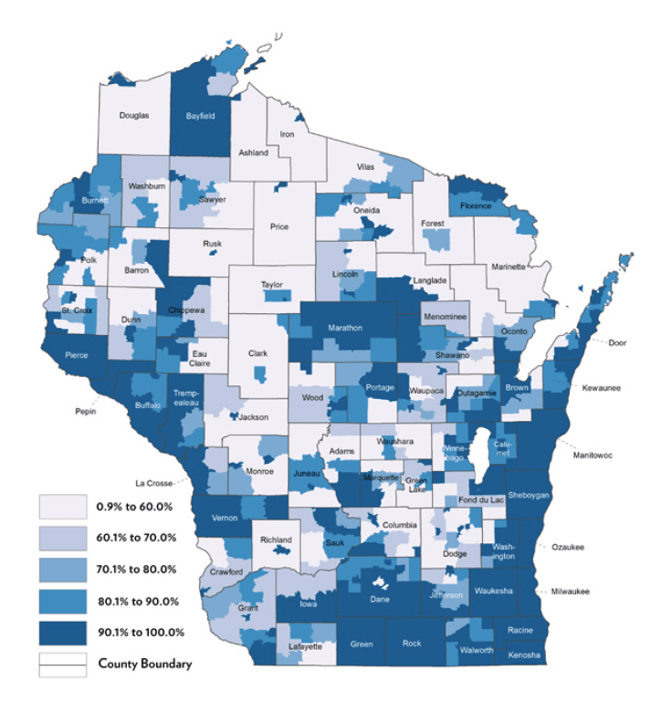 How Available Is Broadband in Wisconsin Community Economic Development
