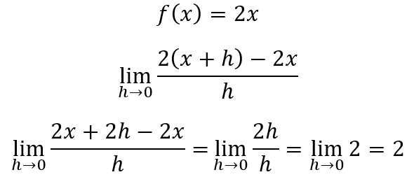 Derivada de 2x Qué es, definición y concepto 2021 Economipedia