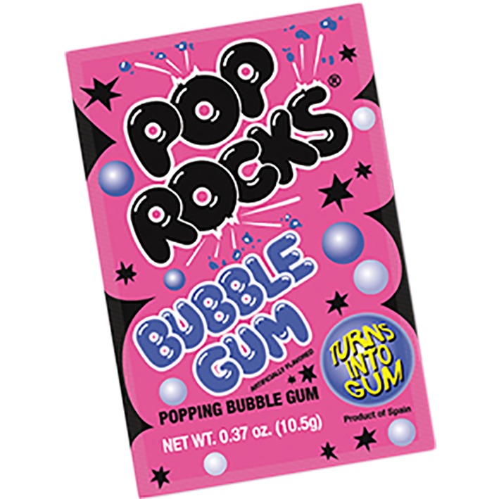 Pop Rocks Bubble Gum Economy Candy