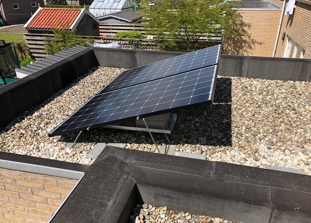 Plug en play zonnepanelen solar wing achter elkaar Landscape