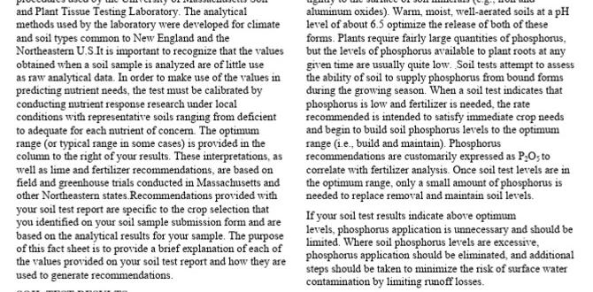 Interpreting test results how to test soil for gardening Interpreting test results how to test soil for gardening